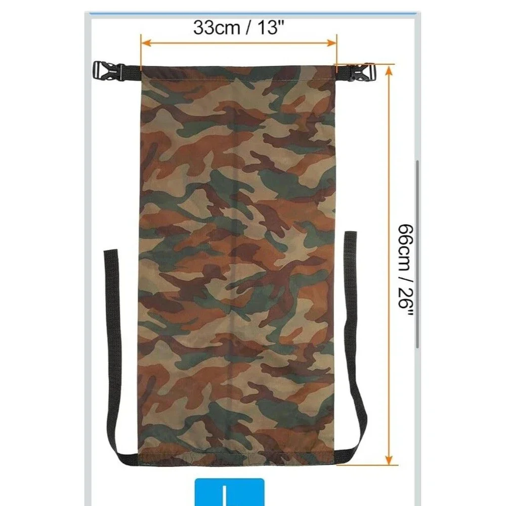 Compression Stuff Sack L Size Waterproof Sleeping Bag Storage Sack Army Camo